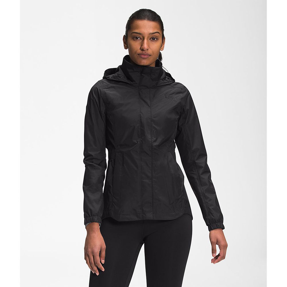 The North Face Windbreakers Womens Australia - The North Face Resolve Parka Ii Black (OXD-940731)